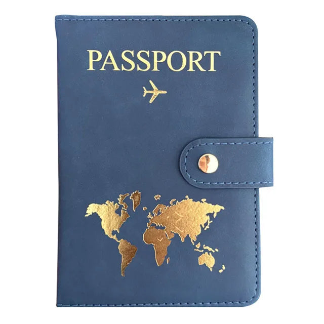 Passport Case Vintage Leather Pattern Passports Holder Women Man ID Bank Credit Card Organizer Storage Case/Travel Accessories