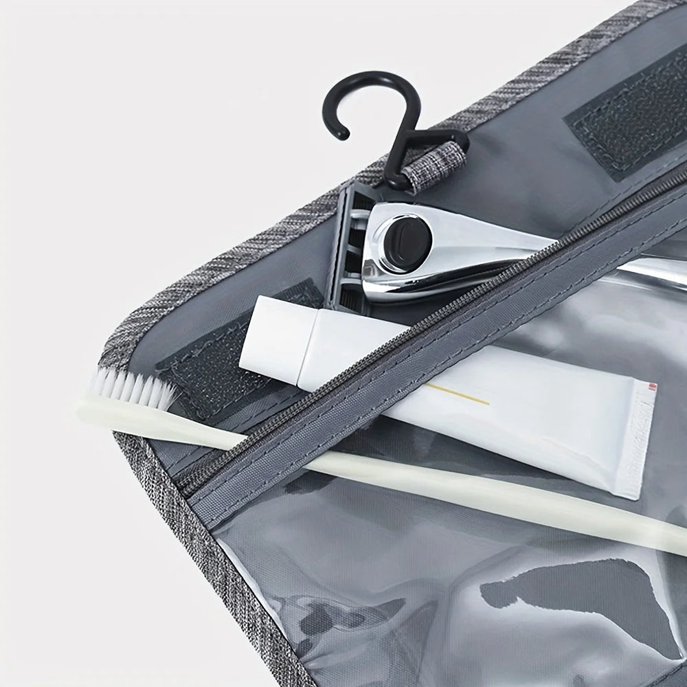 Toiletry Bag Hook Makeup Bag, Multi Functional Waterproof Cosmetic Storage Bag, Travel Men Women Hand Wash Storage Bag 3 Colors