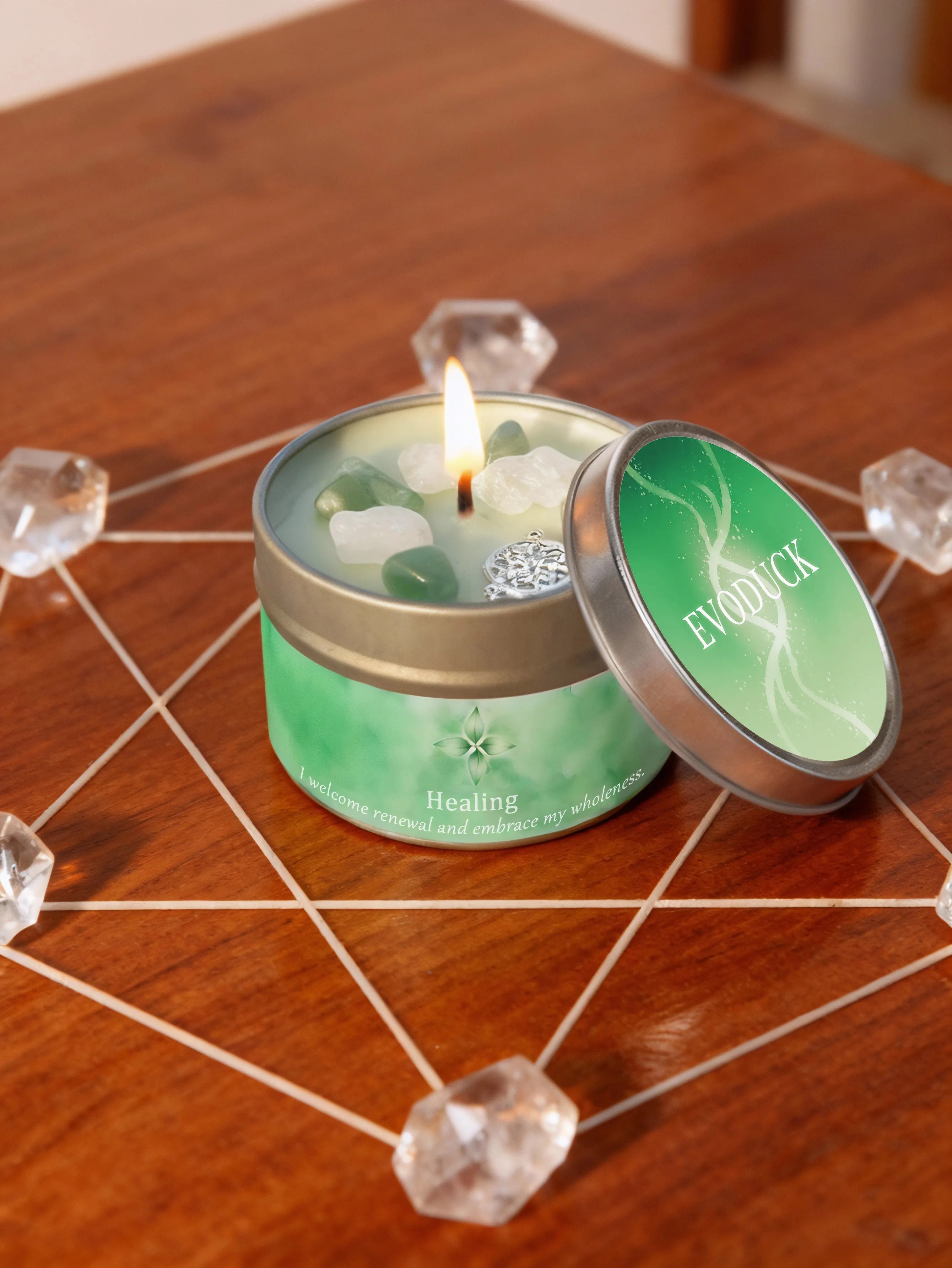 Scented Candles 3oz Law of Attraction Peace & Calm Manifestation Energy Boosting Christmas Home Decoration Candle Holders Gift