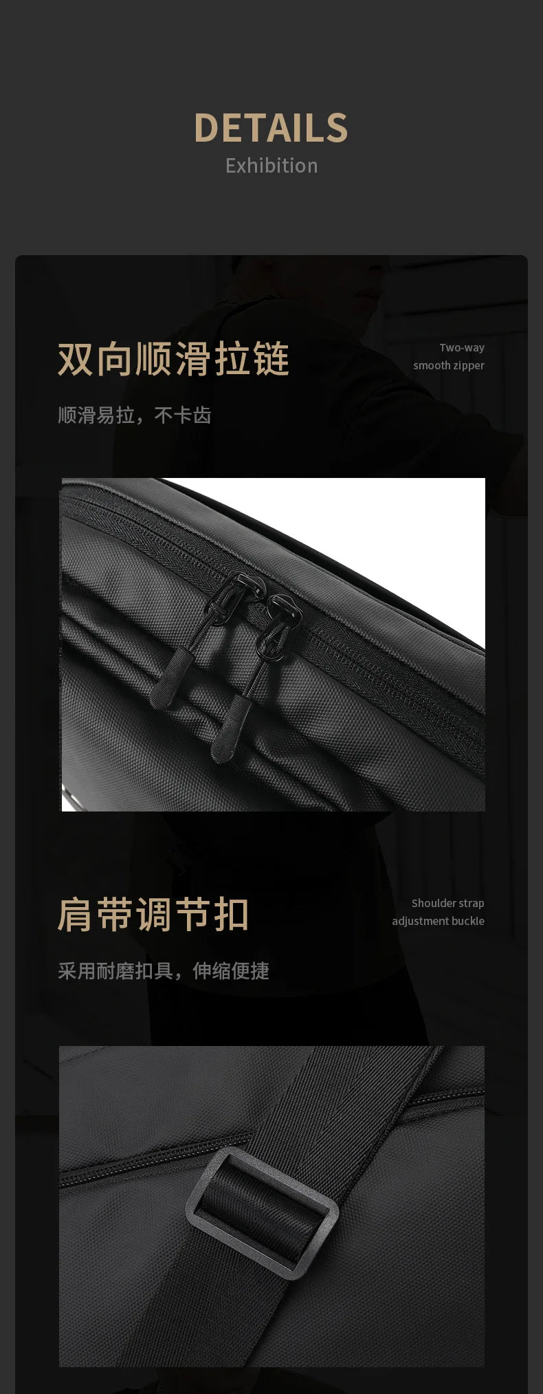 X001 Crossbody Bag Men's Bag  Work Clothes Motorcycle Backpack Functional Postman Riding Single Shoulder Bag Small Men's Bag