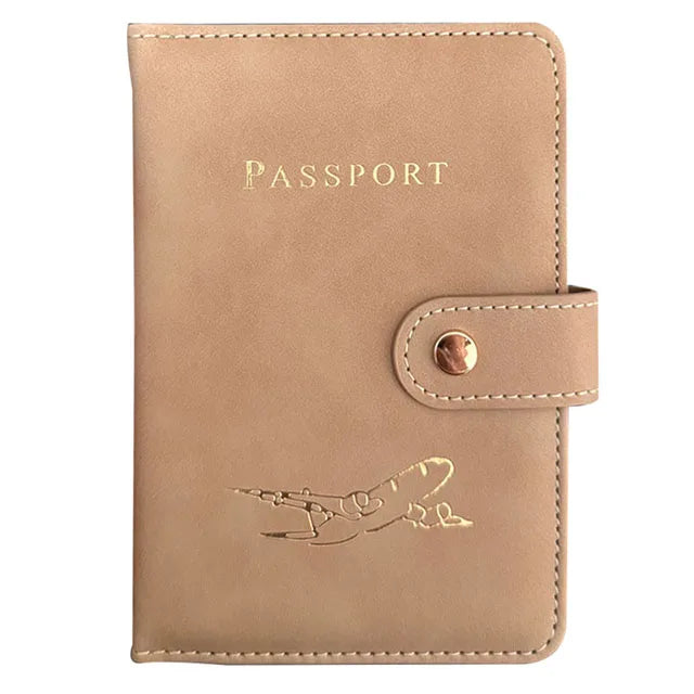 Passport Case Vintage Leather Pattern Passports Holder Women Man ID Bank Credit Card Organizer Storage Case/Travel Accessories