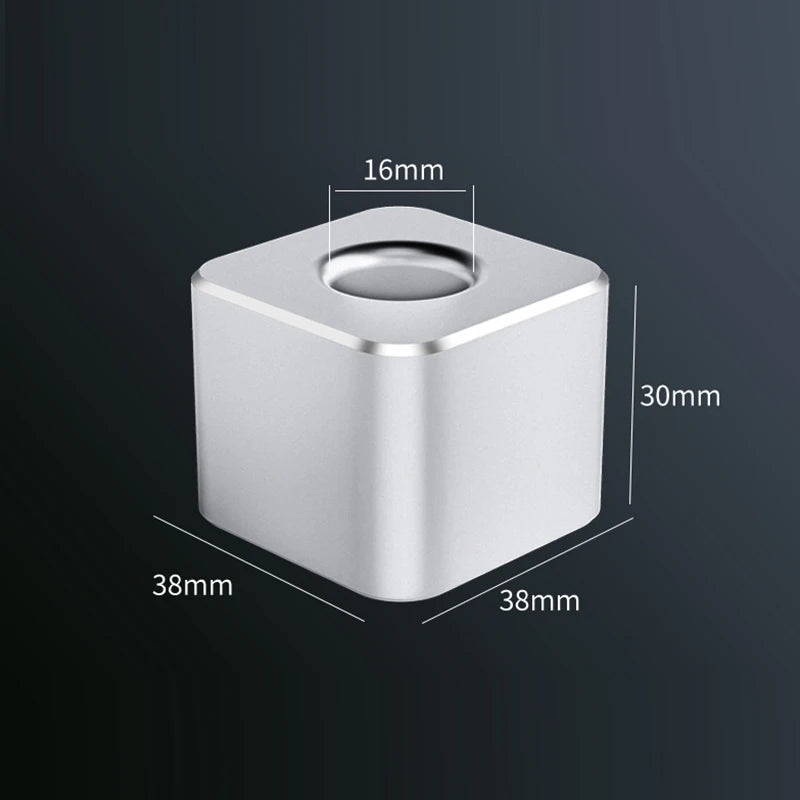 Portable Metal Pen Holder Aluminum Pen Holder with Non-Slip Pad - Versatile Desk Organizer for Bathroom & Office Supplie