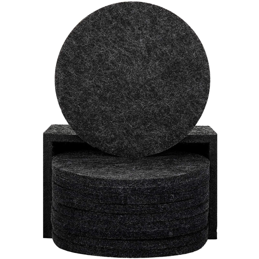 Drink Coasters 10-Piece Set, Non-Slip Heat-Resistant Washable Placemats, Glass and Cup Coasters