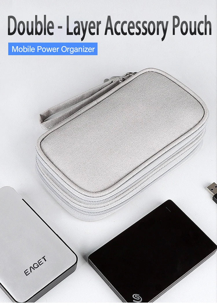 Travel Bag Storage Pouch Portable  Wire Organizer Zipper Bag Holiday Accessories Travel Voyage Indispensable