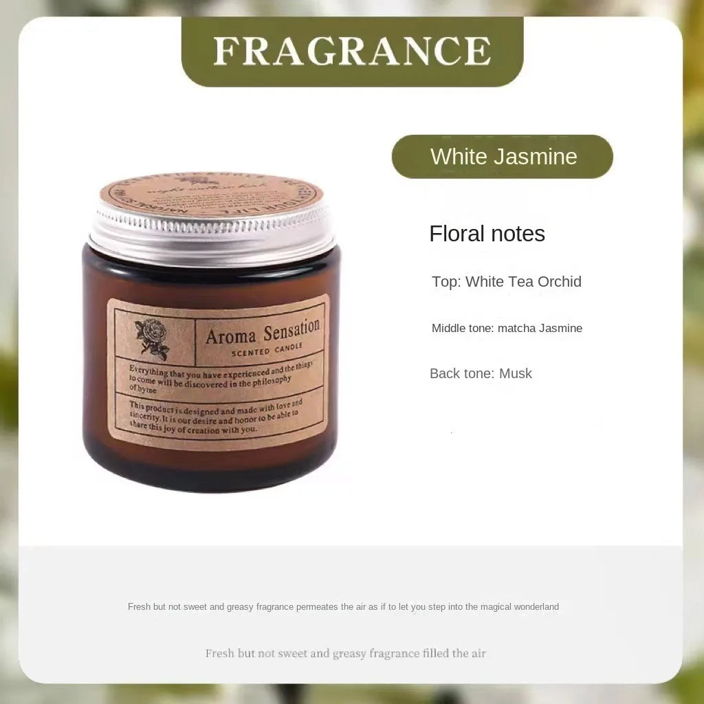 Aromatherapy essential oil candle smokeless soybean candle cup household fragrance ornament souvenir