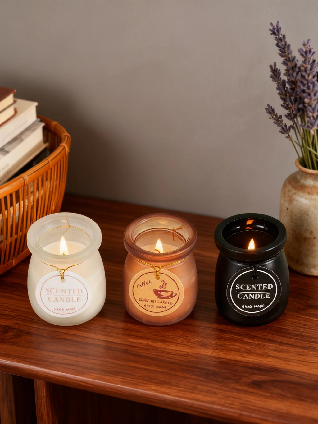 Jarred Scented Candles Oriental Woody Fragrance | Home Decor | Valentine's Day gifts | Wedding Favors |  Gifts for Women & Men