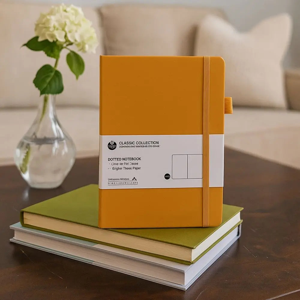 Agenda Premium A5 Notebook Tie-strap Back Pocket Journal Notebook Bookmark Ribbon Pocket Notepad Office