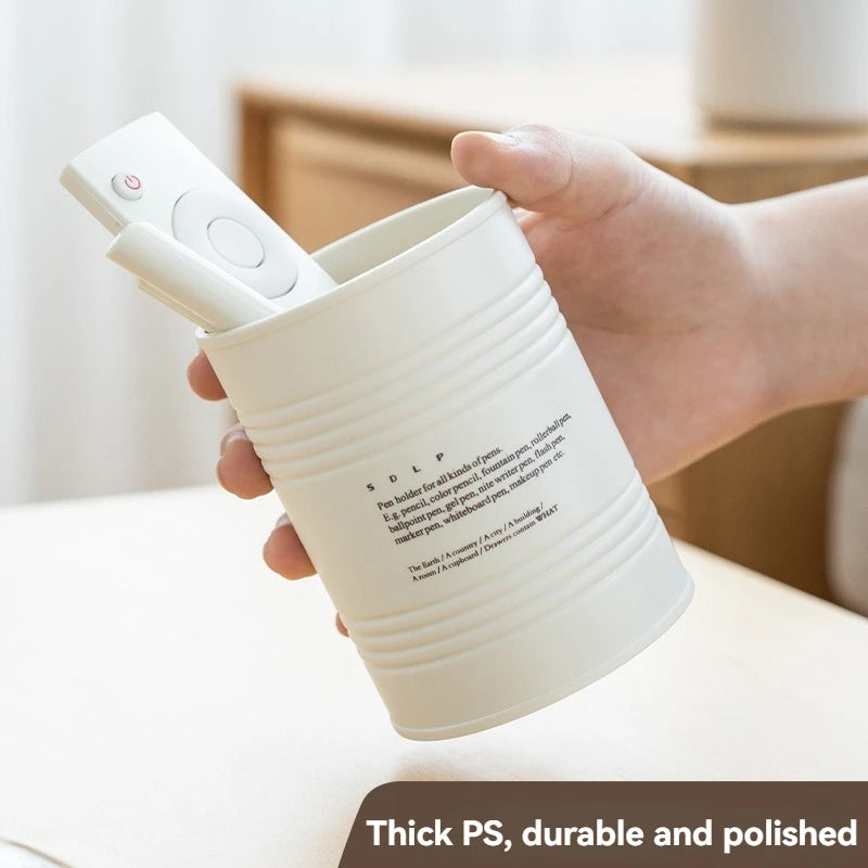 Fashionable Pen Holder, Student Office Desktop, Simple And Creative Circular Multifunctional Makeup Brush Storage Buck