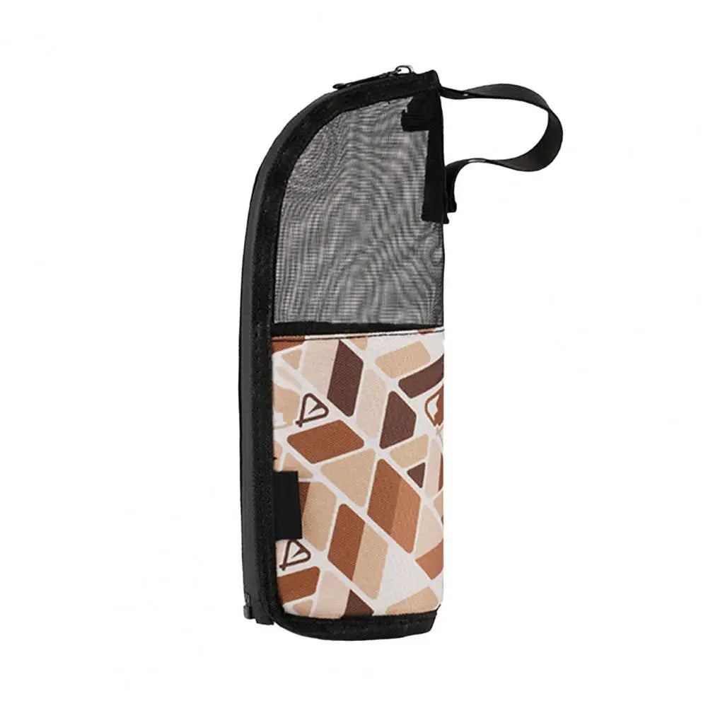 Toiletry Bag with Mesh Pocket Cutlery Organizer Bag Waterproof Outdoor Cutlery Storage Bag with Mesh Pocket for Travel Camping