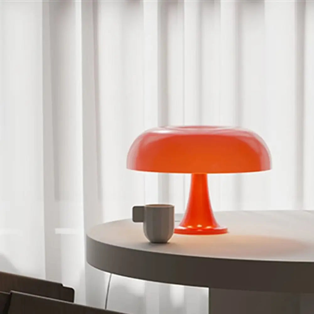 Modern Minimalist LED Mushroom Table Lamp USB Plug Decorative Desk Lights Dimmable LED Lighting Atmosphere Light Living Room