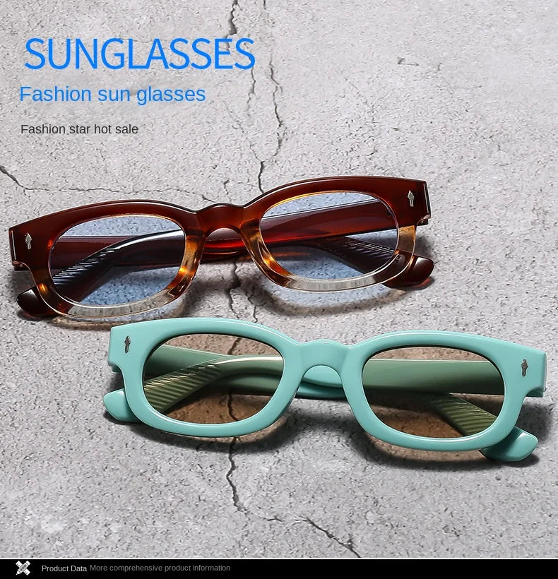 Minimalist Square Sunglasses Women Men Vintage Trend Brand Sun Glasses Business Commute Male Female Protective Glasses UV400