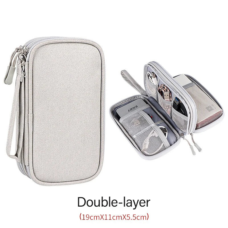 Travel Bag Storage Pouch Portable  Wire Organizer Zipper Bag Holiday Accessories Travel Voyage Indispensable