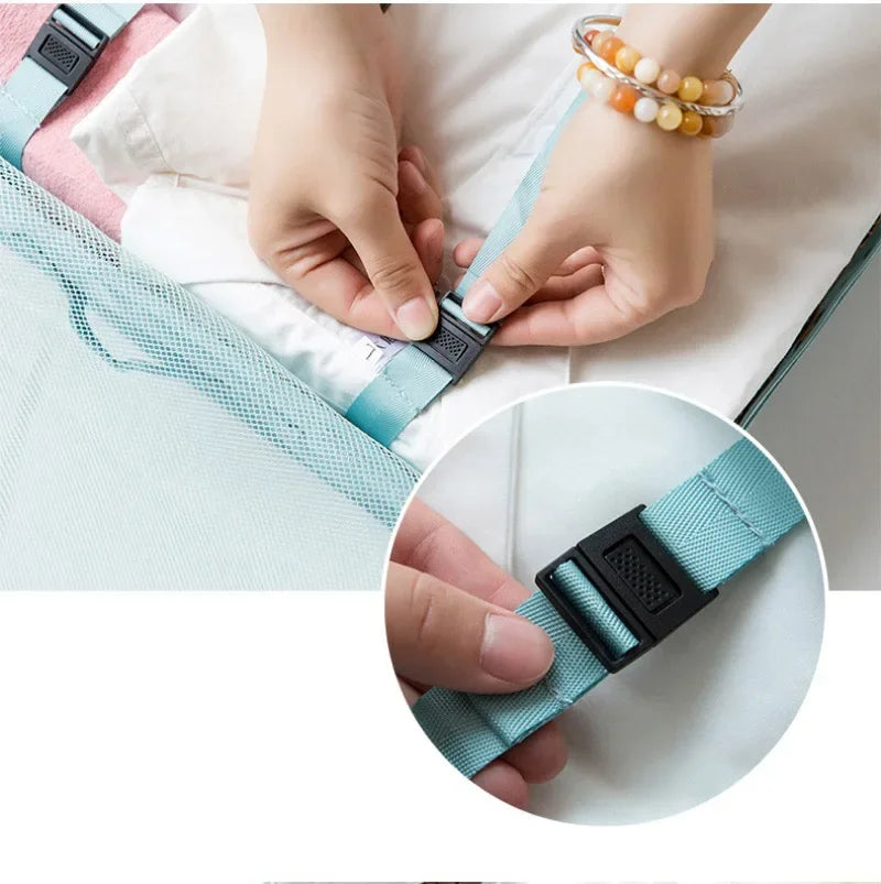 7PCS Set Travel Bag Shoes Clothes Storage Bags Luggage Organizer Packing Cubes Set Portable Student Dormitories Clothing Bags