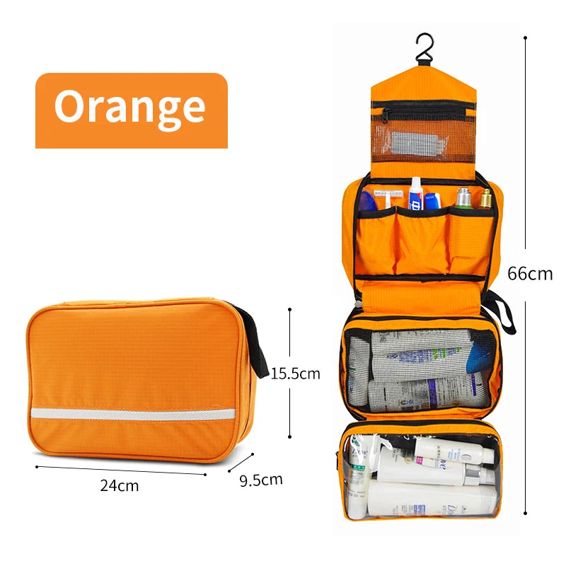 Hanging Toiletry Bag Travel Storage For Men And Women Large Capacity Cosmetic Bag Sturdy Waterproof Hook Shower Bag Travel Set