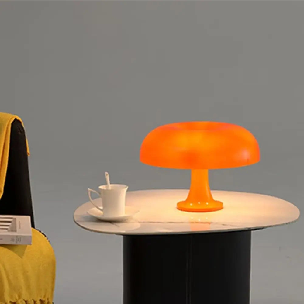 Modern Minimalist LED Mushroom Table Lamp USB Plug Decorative Desk Lights Dimmable LED Lighting Atmosphere Light Living Room