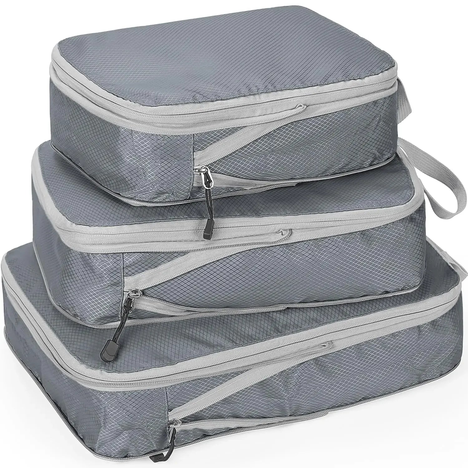 Travel Luggage Organizer Compression Packing Cubes for Carry on Luggage Large Capacity Suitcase Bags Set Waterproof Storage Bags