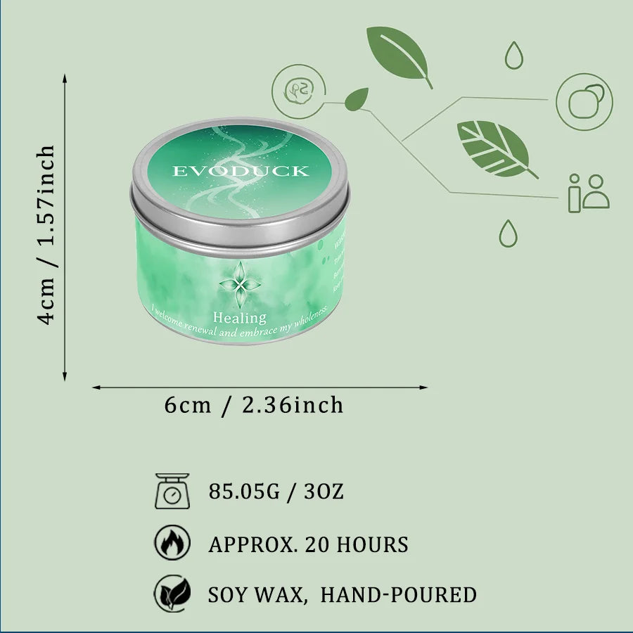 Scented Candles 3oz Law of Attraction Peace & Calm Manifestation Energy Boosting Christmas Home Decoration Candle Holders Gift