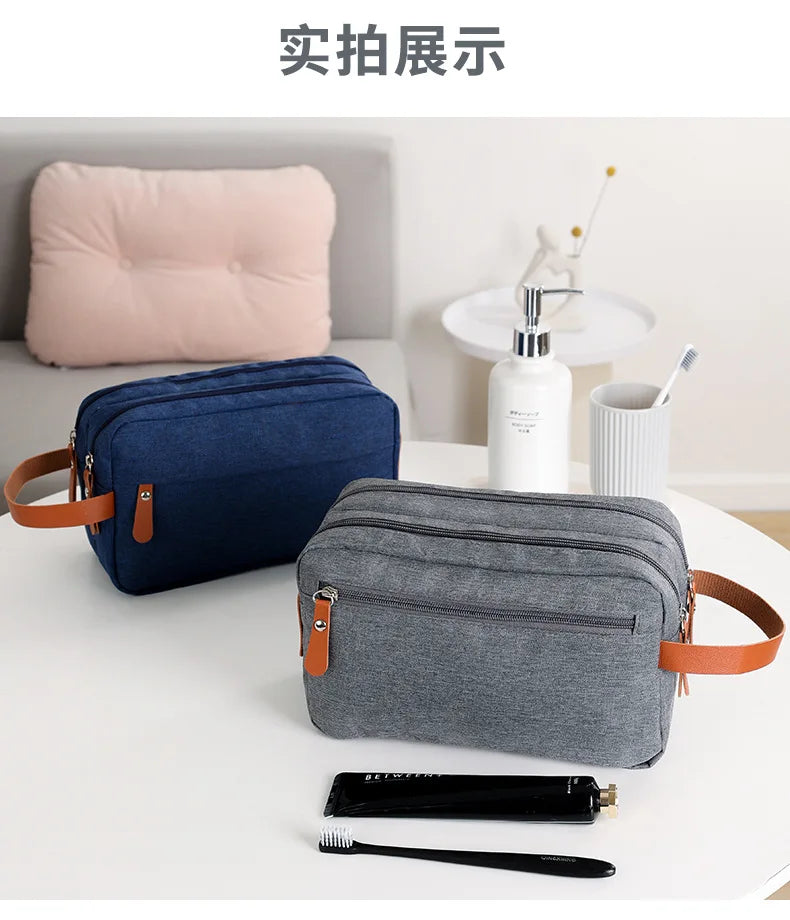 Toiletry Bag for Men Travel Toiletry Organizer Dopp Kit Water-proof Shaving Bag for Toiletries Accessories, Door Room Essentials