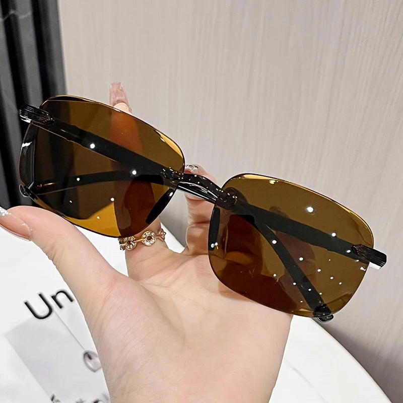 Minimalist Sunglasses Stylish Fashion Sunglasses Classic Sunglasses Trendy For Running Errands Outdoor Activities Fashion