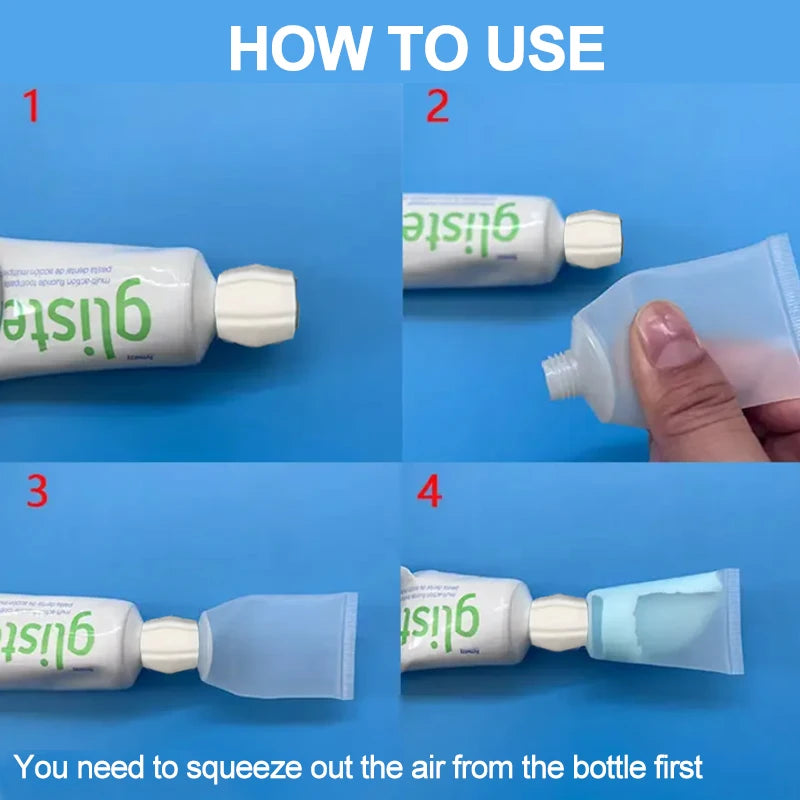 3Pcs Travel Bottles+ Adapters,Leak-Proof Toiletry Set For Travel, Portable 15/30/50ml Refillable Bottle Carry-On Empty Bottle