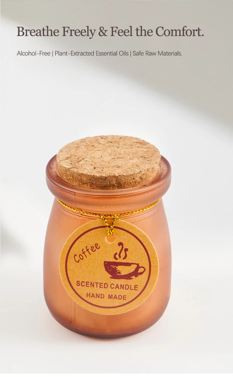 Jarred Scented Candles Oriental Woody Fragrance | Home Decor | Valentine's Day gifts | Wedding Favors |  Gifts for Women & Men