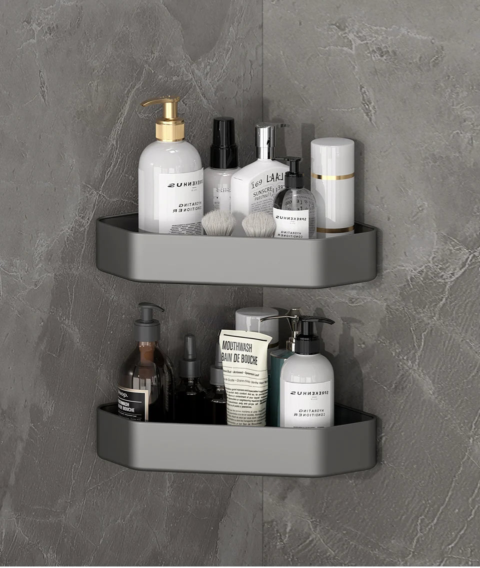 Bathroom Shelf Bathroom Makeup Shampoo organizer Aluminium Bathroom Organizer Shower Shelf Bathroom Accessories