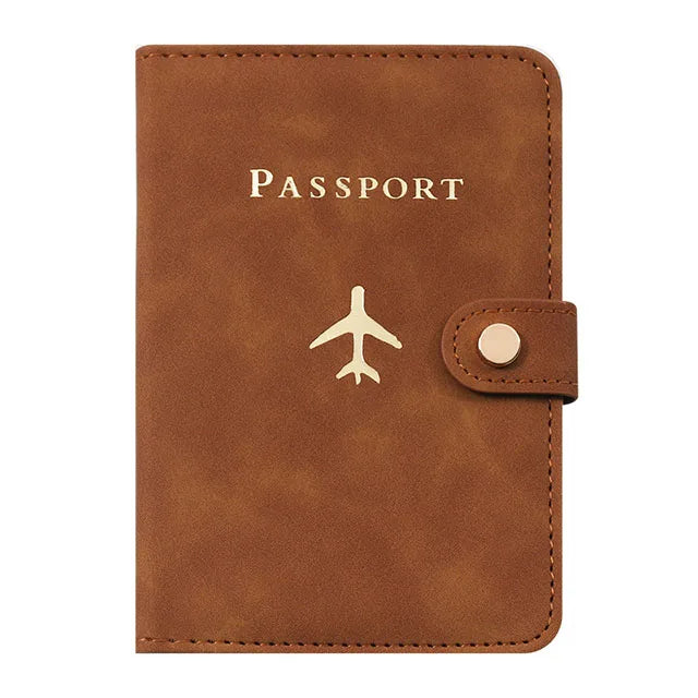 Passport Case Vintage Leather Pattern Passports Holder Women Man ID Bank Credit Card Organizer Storage Case/Travel Accessories
