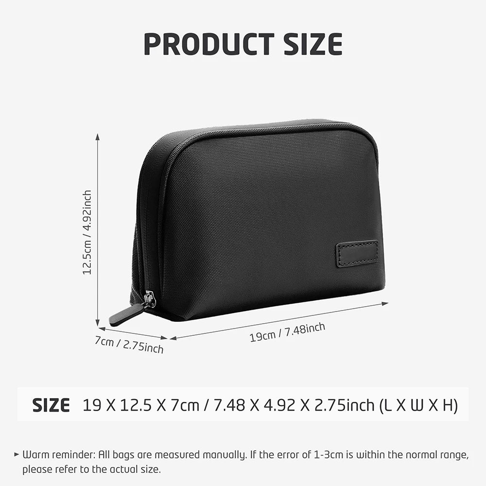 Travel Electronics Organizer Power Bank Pouch Electronics Gadgets Accessorie Case for USB Cable Cords,Hard Drives Storage Bag