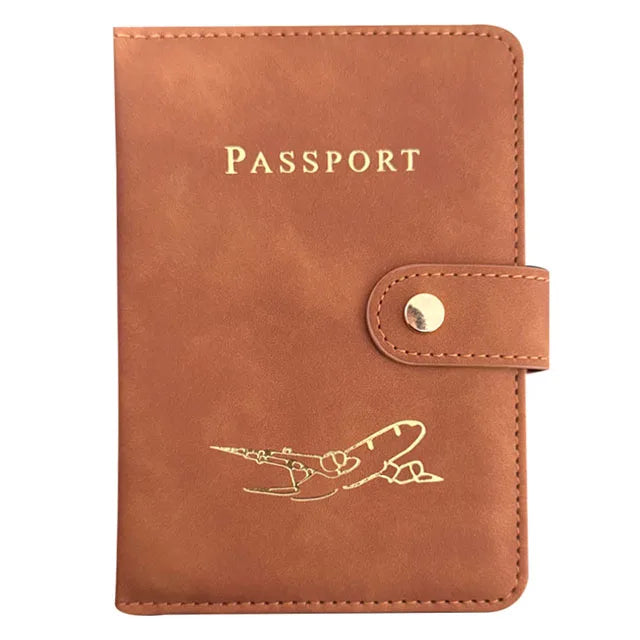 Passport Case Vintage Leather Pattern Passports Holder Women Man ID Bank Credit Card Organizer Storage Case/Travel Accessories