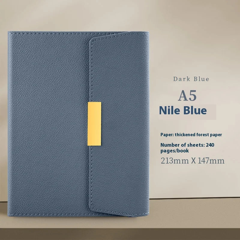 Thickened upgraded high-end notebook diary notebook A5 retro high-end PU leather classic travel diary notebook (single notebook)