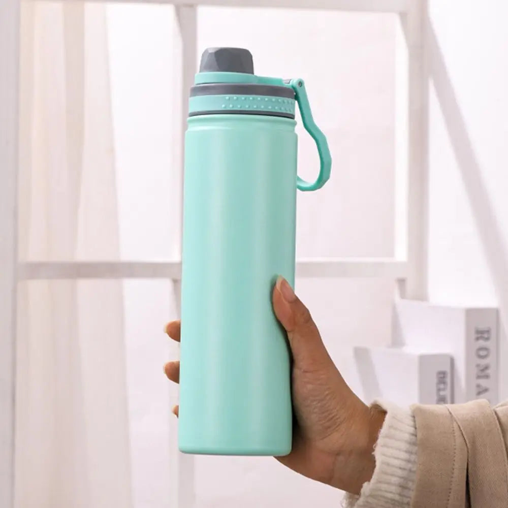 Reusable 750ML Thermal Water Bottle Large Capacity Leak Proof Sport Thermos Cup Handheld Wide Mouth Vacuum Flask Kitchenware