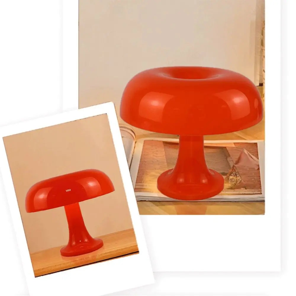 Modern Minimalist LED Mushroom Table Lamp USB Plug Decorative Desk Lights Dimmable LED Lighting Atmosphere Light Living Room
