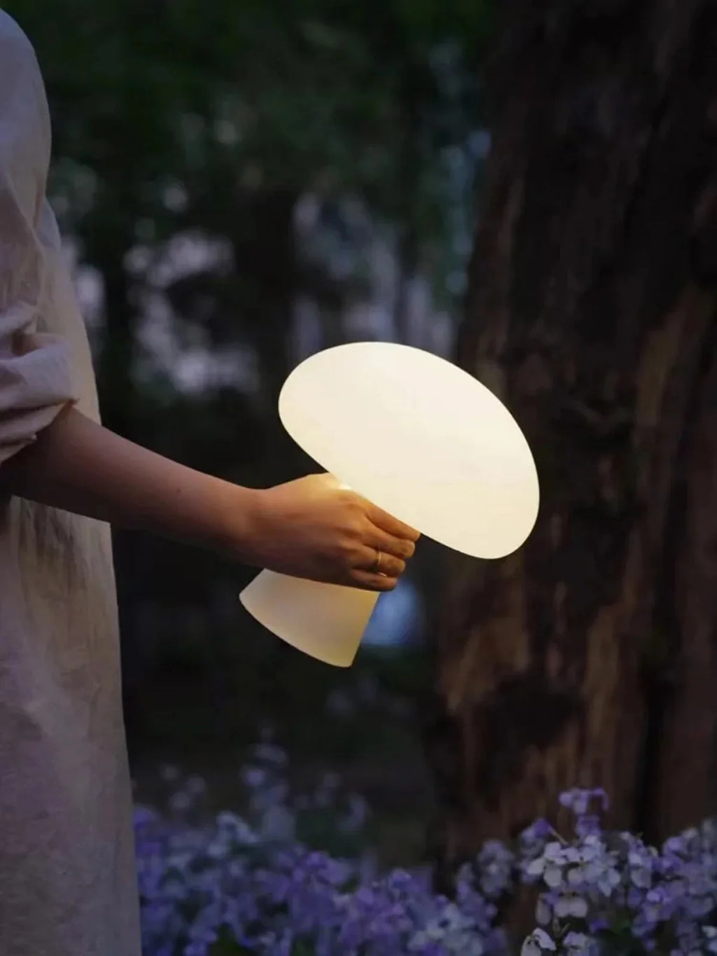 Classic Mushroom Table Lamp Modern Bauhaus Art Table Lamp Bedroom Bedside Lamp Danish Designer Orange Decorative Table Lamp