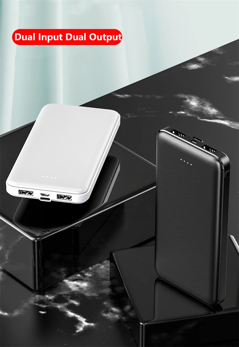 Slim Power Bank 20000mAh 5V 2A Portable Charger for Heated Vest Jacket Power Bank for Xiaomi Mi iPhone Air Conditioning Clothing