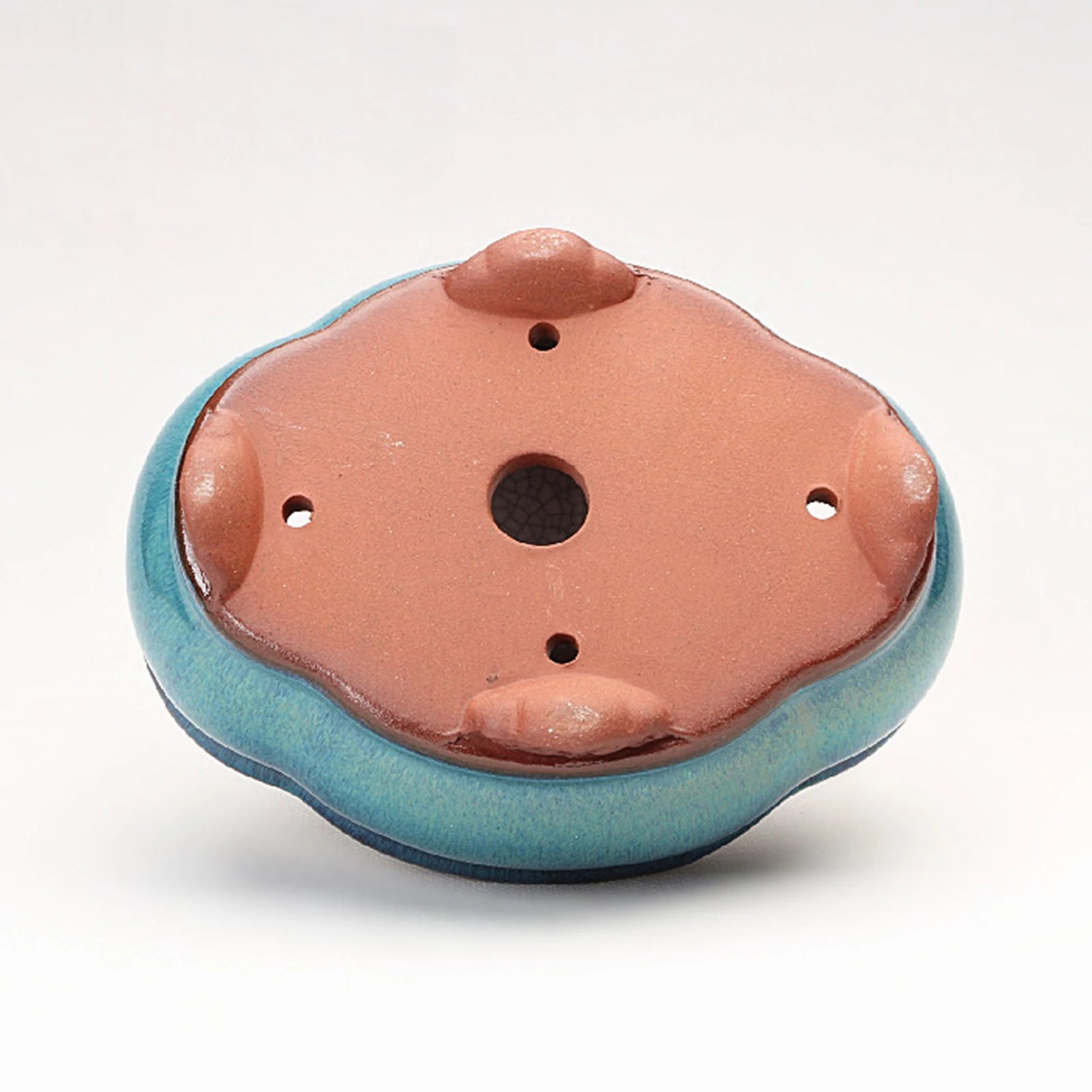 Ceramic Garden Planter Pots Elegant Breathable Rough Pottery Bonsai Pots for Living Room Bedroom Study Pots