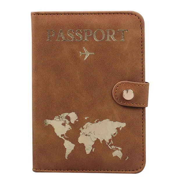 Passport Case Vintage Leather Pattern Passports Holder Women Man ID Bank Credit Card Organizer Storage Case/Travel Accessories