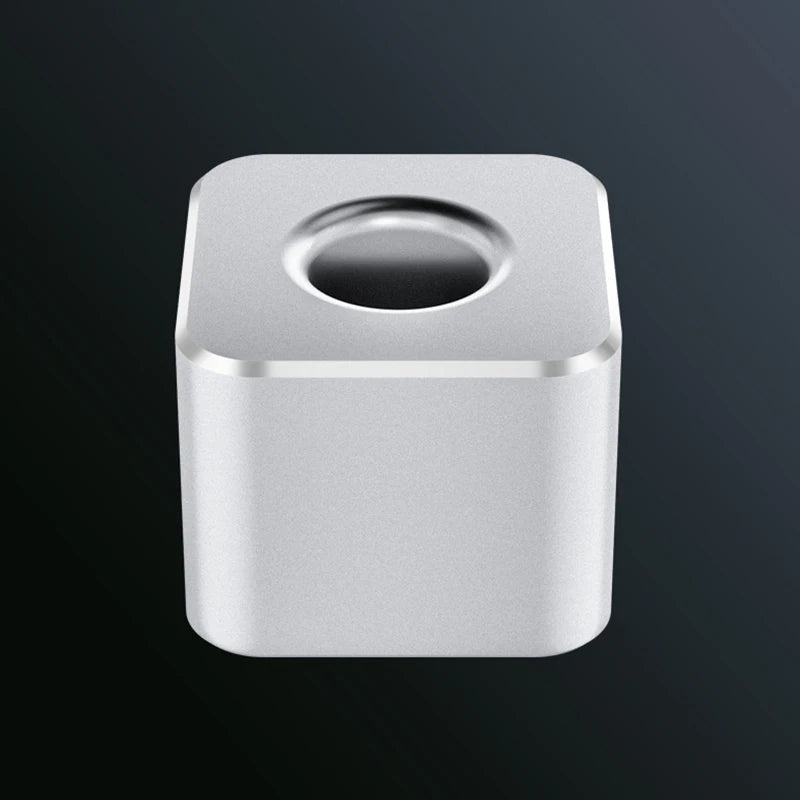 Portable Metal Pen Holder Aluminum Pen Holder with Non-Slip Pad - Versatile Desk Organizer for Bathroom & Office Supplie