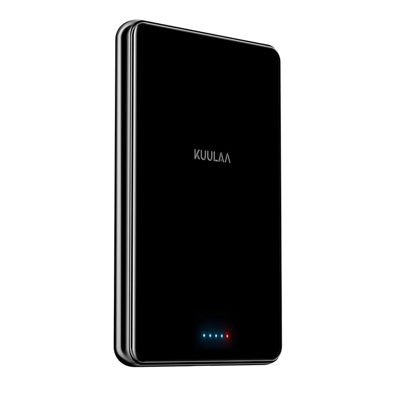 KUULAA Slim Magnetic Power Bank 10000mAh PD20W Portable Charger Wireless External Battery for iPhone 16 15 14 Pro Max Powerbank