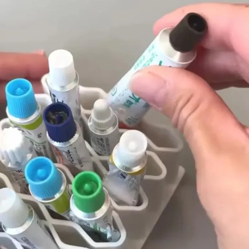 Pen Holder Multi-purpose Ointment Holder Stationery Storage Rack Desktop Ointment Stand Home Compartment Organizer