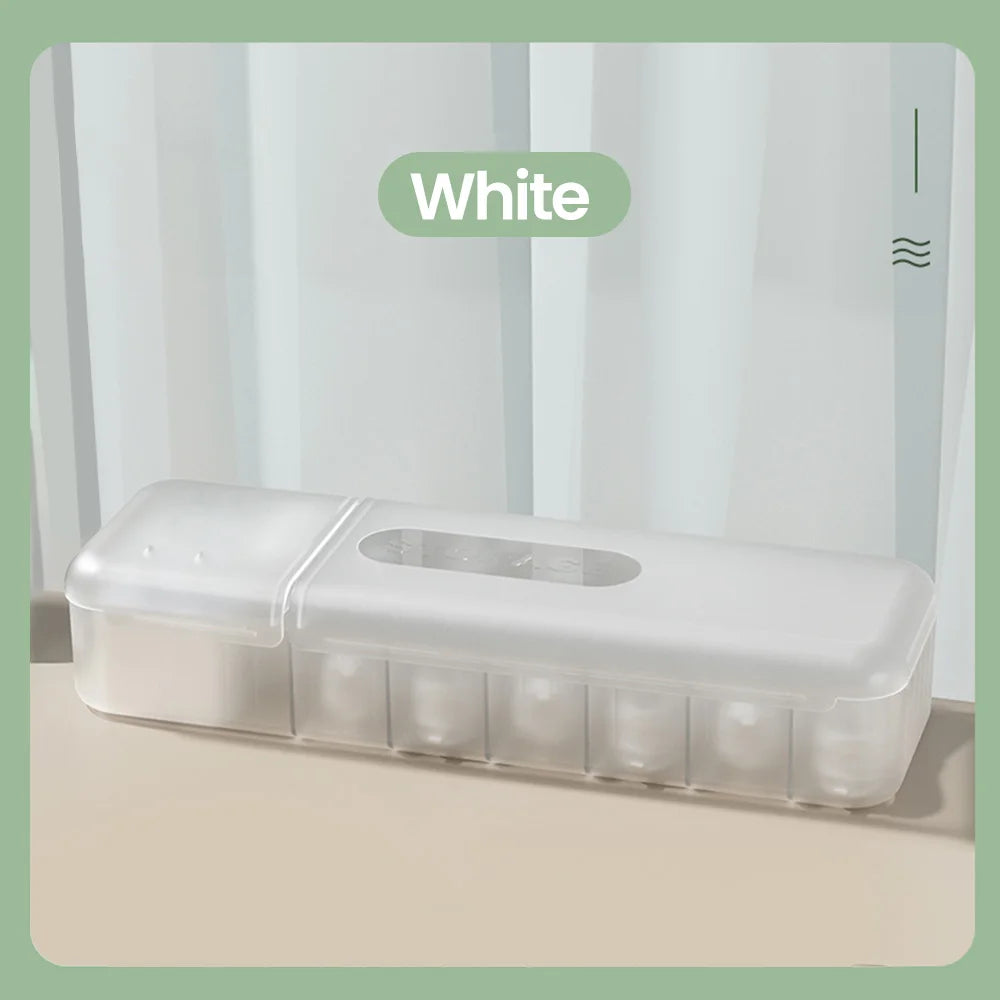 Cable Storage Box With 7 Compartments Organizer Charger Cord Storage Box Reusable Cable Storage Case Management for Home Travel