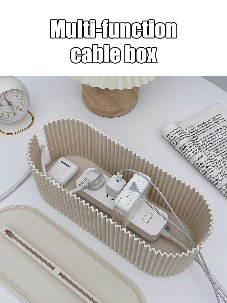 Household Socket Board Organizer Box, Multi-Functional Cable Management Box, Data Cable, Multi-Purpose Finishing