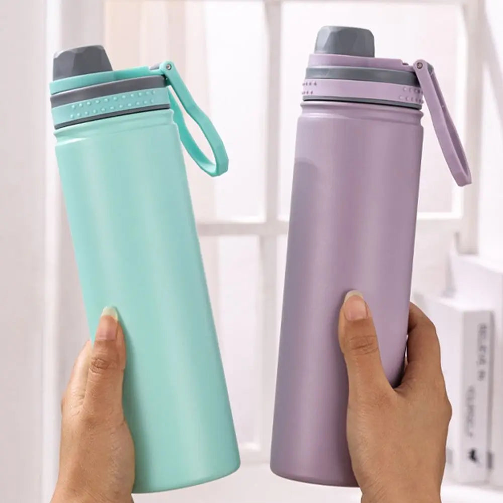 Reusable 750ML Thermal Water Bottle Large Capacity Leak Proof Sport Thermos Cup Handheld Wide Mouth Vacuum Flask Kitchenware