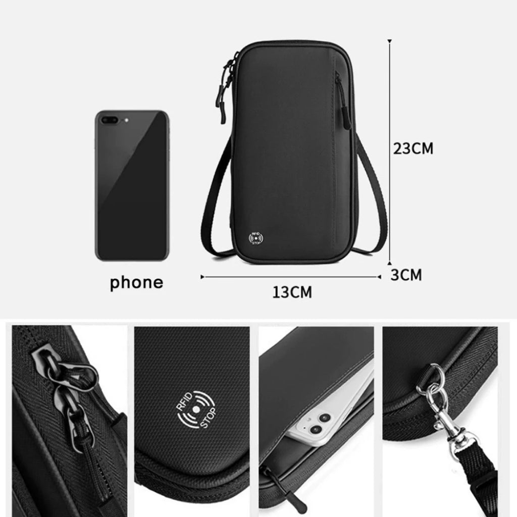 Travel Document Organizer Passport Holder Bag Waterproof Passport Holder with RFID Blocking Passport Wallet Pocket Family Trip