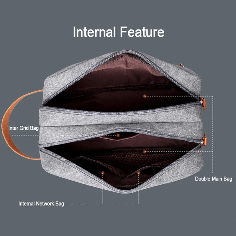 Toiletry Bag for Men Travel Toiletry Organizer Dopp Kit Water-proof Shaving Bag for Toiletries Accessories, Door Room Essentials