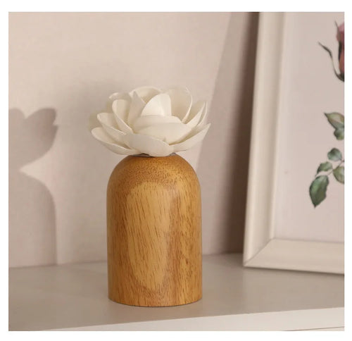 Aromatherapy Diffuser Flower Realistic Design Easy Use Home Office Decor Bathrooms Bedrooms Aroma Oil Scent Flower Fragrance