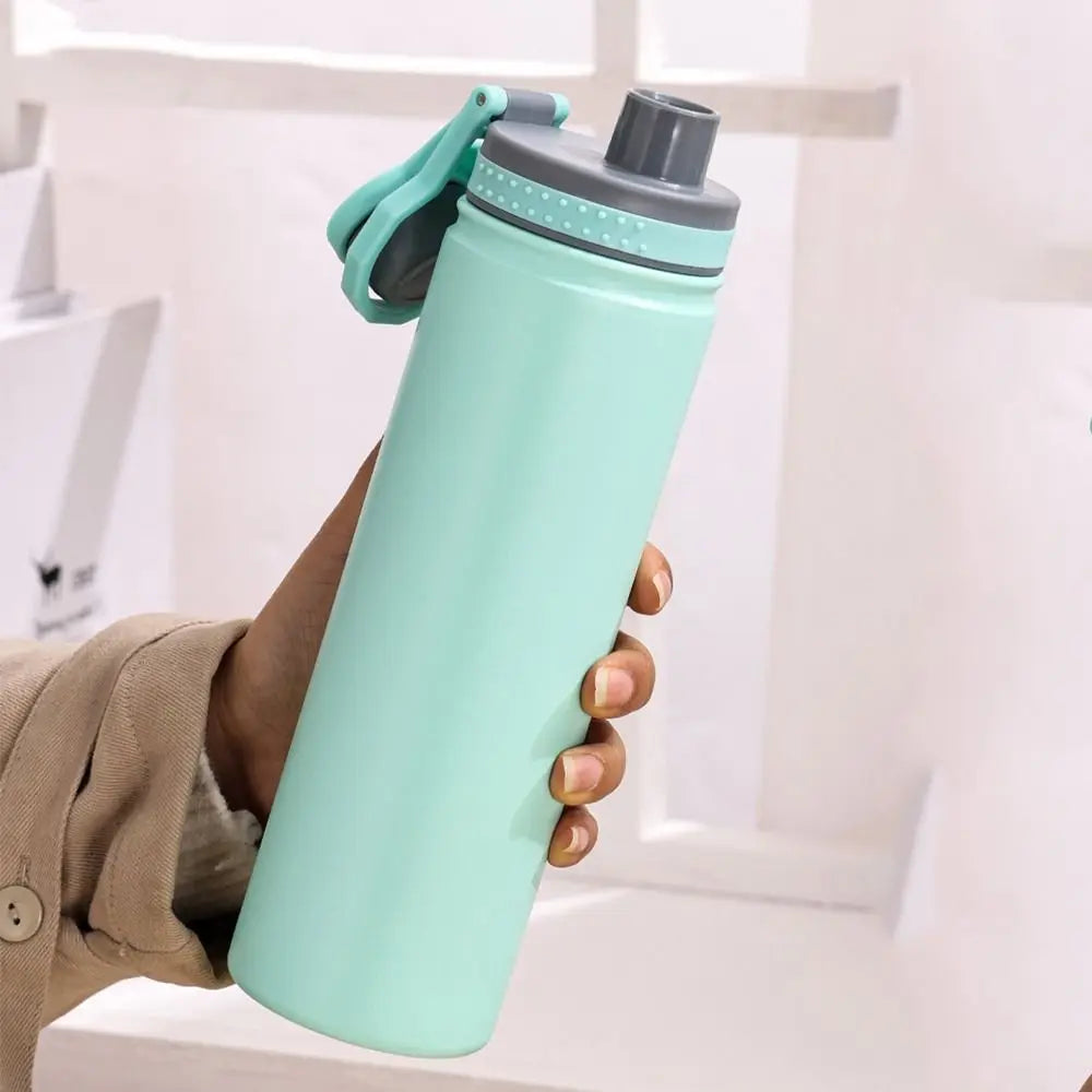 Reusable 750ML Thermal Water Bottle Large Capacity Leak Proof Sport Thermos Cup Handheld Wide Mouth Vacuum Flask Kitchenware