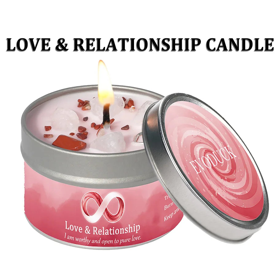 Scented Candles 3oz Law of Attraction Peace & Calm Manifestation Energy Boosting Christmas Home Decoration Candle Holders Gift