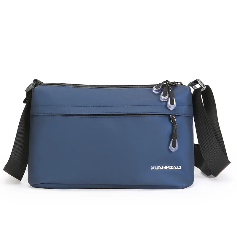 Crossbody bag, unisex, suitable for daily commuting, cell phone bag, horizontal style messenger bag