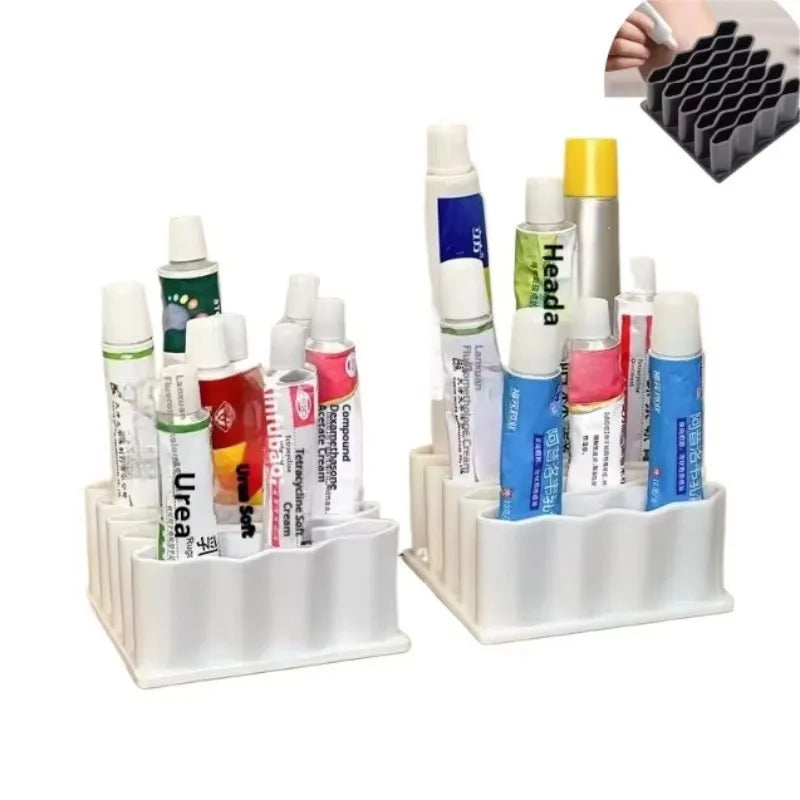 Pen Holder Multi-purpose Ointment Holder Stationery Storage Rack Desktop Ointment Stand Home Compartment Organizer