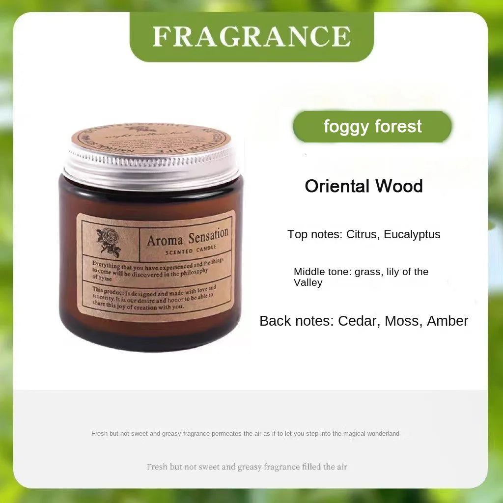 Aromatherapy essential oil candle smokeless soybean candle cup household fragrance ornament souvenir